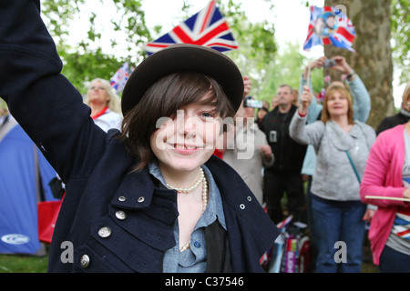 The Royal wedding of Prince William and Kate Middleton. Stock Photo