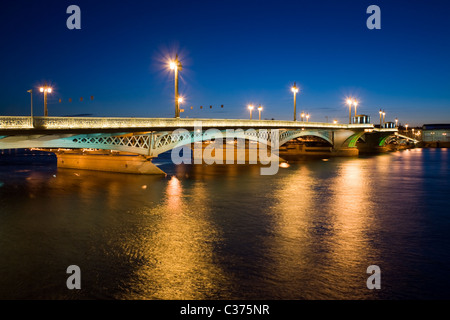 The Blagoveshchensky Bridge. Saint Petersburg, Russia. Stock Photo