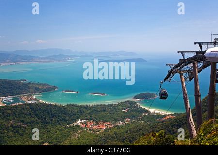 Langkawi Cable Car, Malaysia Stock Photo