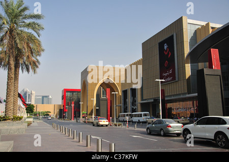 Main entrance to Dubai Mall, Doha Street, Downtown Dubai, Shopping Centre, Dubai, United Arab Emirates Stock Photo