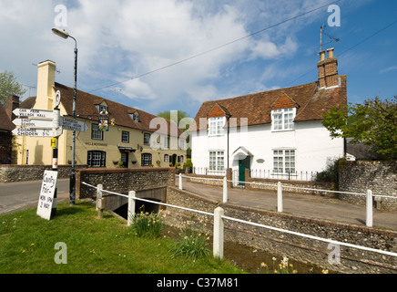 village of East Meon Hampshire Stock Photo, Royalty Free Image ...