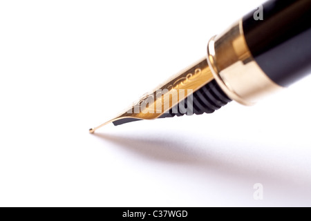 fountain pen isolated on white background Stock Photo