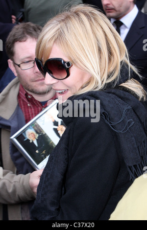 Michelle Collins The Funeral of Wendy Richard held at St Mary's Church Marylebone London, England - 09.03.09  Darren Bagshaw/ Stock Photo