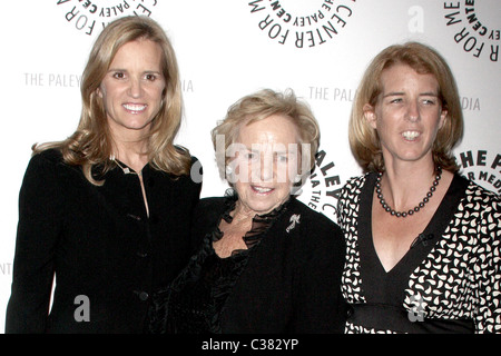 Kerry Kennedy, Ethel Kennedy and Rory Kennedy Premiere of 'A Ripple of Hope' at The Paley Center for Media - Arrivals New York Stock Photo