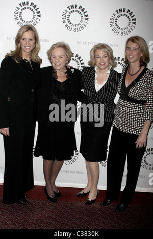 Kerry Kennedy, Ethel Kennedy, Pat Mitchell and Rory Kennedy Premiere of 'A Ripple of Hope' at The Paley Center for Media - Stock Photo