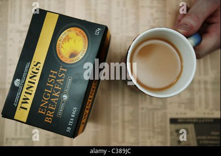 Illustrative image of Twinings Tea; a product of AB Foods. Stock Photo