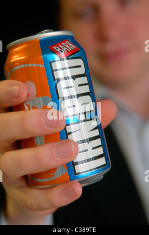 Illustrative image of Irn Bru. An AG Barr product. Stock Photo