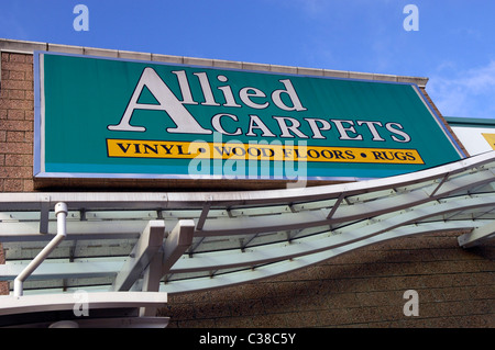 Exterior of an Allied Caroets store. Stock Photo