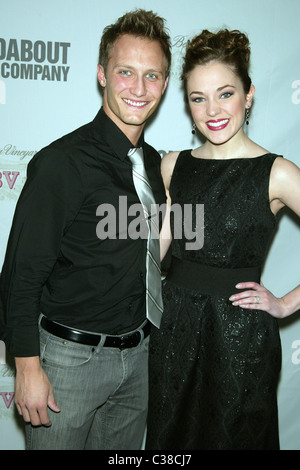 Laura Osnes with husband Nathan Johnson at the Hallmark Channel Summer