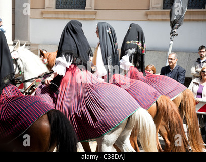 Sant'Efisio is one of the most important festival in Sardinia, take place in Cagliari, the capital of Sardinia. Stock Photo