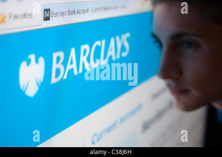 Illustrative image of the Barclays website Stock Photo - Alamy