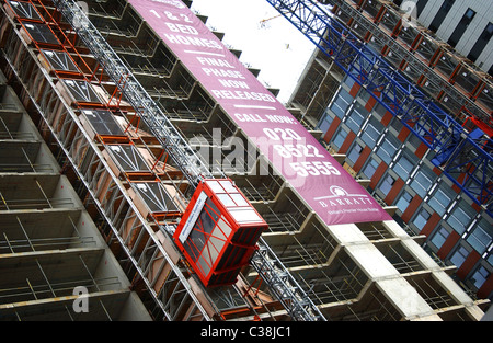 A Barratt Homes Electron development, Newport Avenue, London. Stock Photo