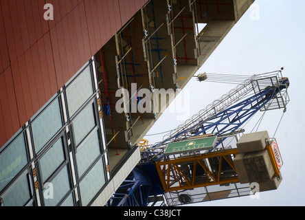 A Barratt Homes Electron development, Newport Avenue, London. Stock Photo