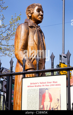 William Bradley The Yorkshire Giant Statue Market Weighton East Riding of Yorkshire England Stock Photo