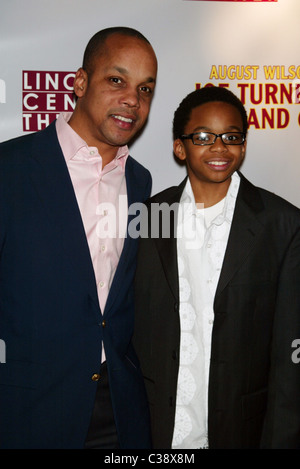 Richard Parnell Habersham and Michael Cummings Opening night after party for the Broadway play August Wilson's 'Joe Turner's Stock Photo