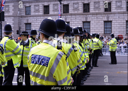 Police lines Stock Photo