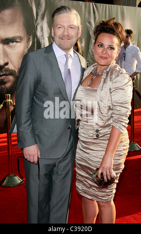 KENNETH BRANAGH LINDSAY BRUNNOCK THOR. PREMIERE. PARAMOUNT AND MARVEL. HOLLYWOOD LOS ANGELES CALIFORNIA USA 02 May 2011 Stock Photo