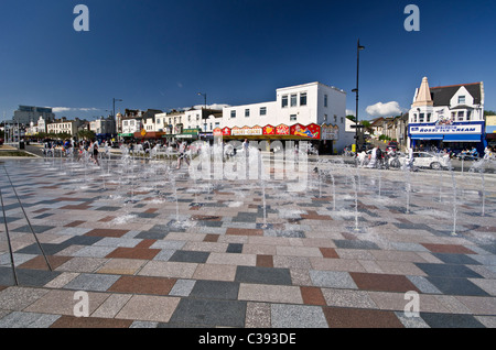 Fountains at the seaside promenade in Southend-on-Sea Essex, England, UK Stock Photo