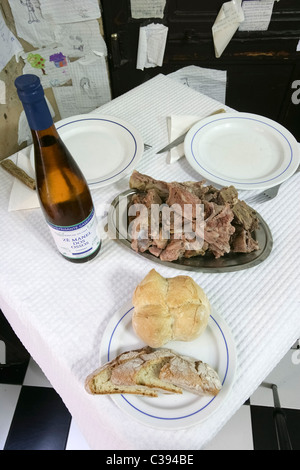 Typical portuguese dish Ossos in Zé Manuel dos Ossos restaurant in Coimbra, Portugal Stock Photo