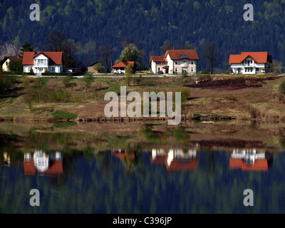 Lake Kočevje, Slovenia Stock Photo