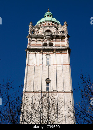 The Queen's Tower Imperial College, once known as the Collcutt Tower, after the Victorian architect Thomas Edward Collcutt. Stock Photo