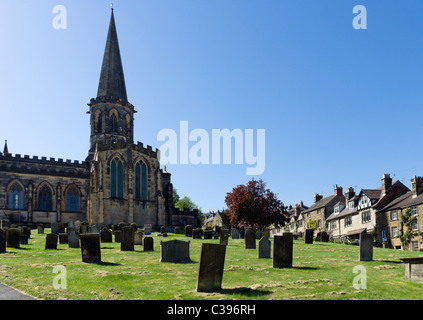 All Saints Parish Church, Bakewell, The Peak District, Derbyshire, UK Stock Photo