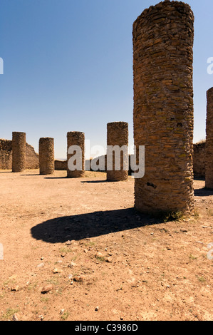 Elk187-1845v Mexico, Estado de Zacatecas, La Quemada, archaeological site 500-900 AD, Hall of Columns Stock Photo