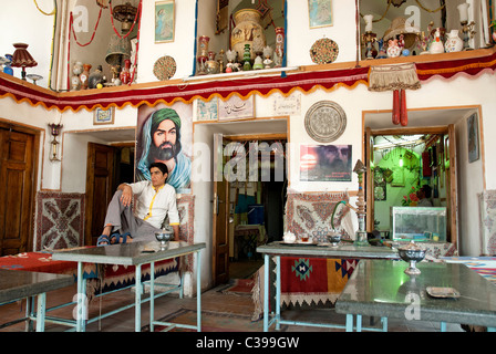 cafe in central isfahan iran Stock Photo