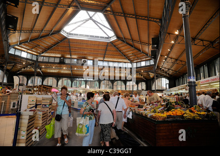 France, Albi, covered market Stock Photo