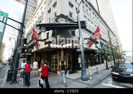 A Hard Rock Cafe in downtown Atlanta, GA. Stock Photo