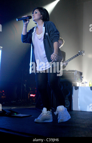 Lily Allen performs to a packed house at the Roseland Ballroom New York City, USA - 20.04.09 PNP/ Stock Photo