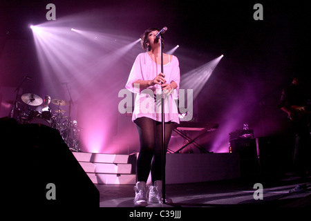 Lily Allen performs to a packed house at the Roseland Ballroom New York City, USA - 20.04.09 PNP/ Stock Photo