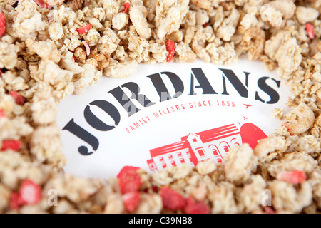 Illustrative image of Jordans Country Crisp cereal, a brand operated by Associated British Foods. Stock Photo