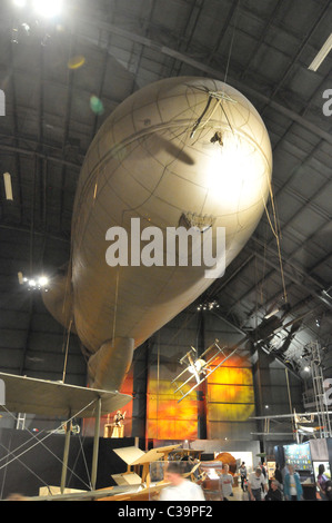 Barrage Balloon WW 1 Stock Photo