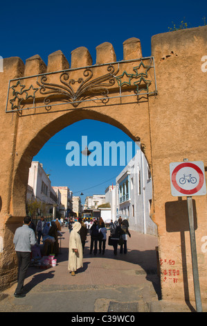 Bab Chellah gate to Medina the old town Rabat the capital of Morocco Africa Stock Photo