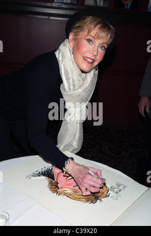 Jane Fonda Unveiling of the Jane Fonda Wall of Fame caricature at Sardi's Broadway restaurant New York City, USA - 12.05.09 Stock Photo