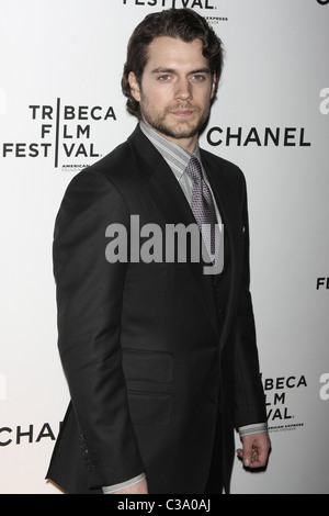 Henry Cavill Chanel dinner party during the 8th Annual Tribeca Film Festival at The Odeon - Arrivals New York City, USA - Stock Photo