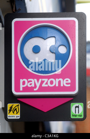 Payzone Outlets Exterior of a newsagents bearing the Payzone branding and payment ...