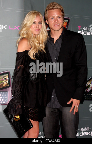 Heidi Montag and Spencer Pratt T-Mobile Sidekick LX launch held at Paramount Studios - Arrivals Hollywood, California, USA - Stock Photo