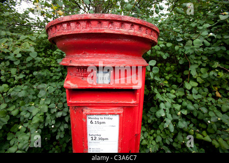 Illustrative image of a Royal Mail Post Box. Stock Photo