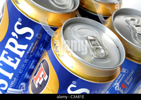 illustrative image of Fosters lager. Stock Photo