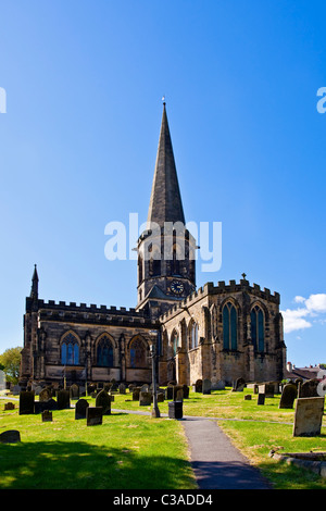 Bakewell Parish church Bakewell Peak District UK Stock Photo