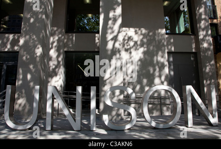 New HQ of Unison union, Euston Road, London Stock Photo