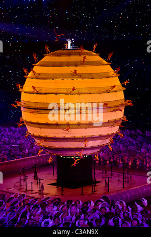 Opening Ceremonies at the 2008 Olympic Summer Games, Beijing, China Stock Photo