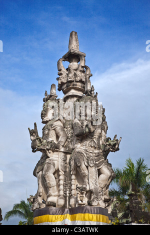 PUPUTAN MONUMENT (mass suicide rather than surrender to the Dutch) in KLUNGKUNG also known as SEMARAPURA - UBUD, BALI Stock Photo