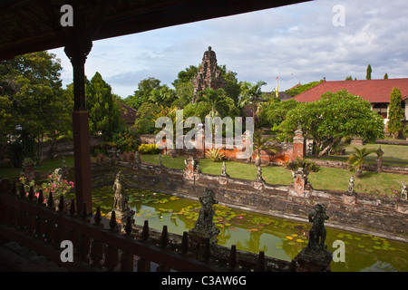 KERTHA GOSA PAVILION which was used as a court of law in the capital of KLUNGKUNG also know as SEMAPURA - BALI, INDONESIA Stock Photo