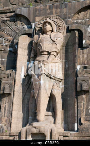 Monument to the Battle of the Nations – Völkerschlachtdenkmal, Leipzig, Saxony, Germany Stock Photo