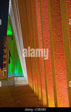 Mexican Embassy during the Festival of Lights 2008, Berlin, Germany Stock Photo