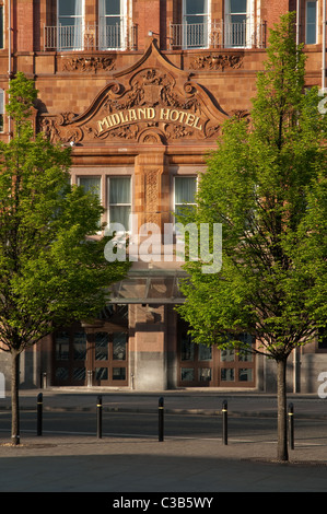 The Midland Hotel, Manchester. the rear elevation viewed from Manchester Central (formerly G-Mex) Stock Photo