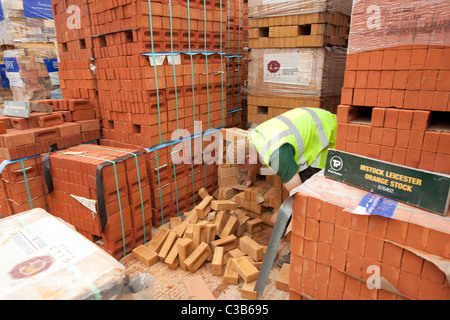 Illustrative image of a Travis Perkins yard. Stock Photo